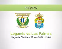 Leganés Las Palmas betting prediction (28 November 2021)