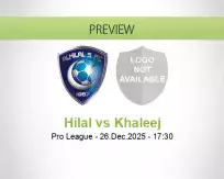Hilal Khaleej betting prediction (26 December 2025)