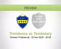 Trinidense vs Tembetary