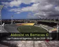 Aldosivi Barracas C betting prediction (29 January 2026)