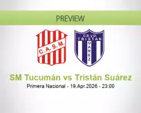 SM Tucumán Tristán Suárez betting prediction (20 April 2026)