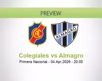 Colegiales Almagro betting prediction (04 April 2026)