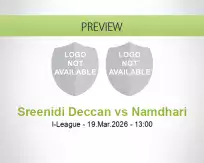 Sreenidi Deccan vs Namdhari