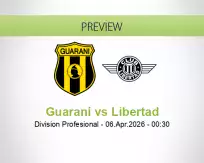 Guaraní Libertad betting prediction (06 April 2026)
