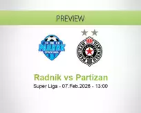 Radnik Partizan betting prediction (07 February 2026)