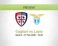 Cagliari Lazio betting prediction (21 February 2026)