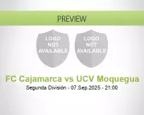 FC Cajamarca UCV Moquegua betting prediction (07 September 2025)