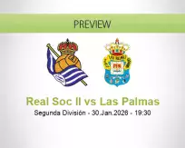 Real Soc II Las Palmas betting prediction (31 January 2026)