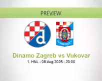 Dinamo Zagreb Vukovar betting prediction (09 August 2025)