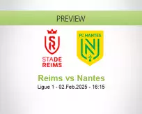 Reims Nantes betting prediction (02 February 2025)