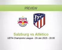 Salzburg Atlético betting prediction (30 January 2025)