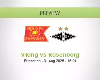 Viking Rosenborg betting prediction (31 August 2025)
