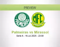Palmeiras vs Mirassol