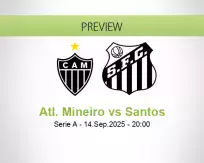 Atl. Mineiro Santos betting prediction (14 September 2025)
