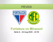 Fortaleza Mirassol betting prediction (25 August 2025)