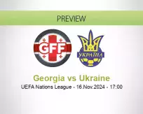 Georgia Ukraine betting prediction (16 November 2024)