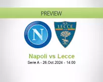 Napoli Lecce betting prediction (26 October 2024)