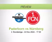 Paderborn Nürnberg betting prediction (22 November 2024)