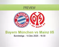 Bayern München vs Mainz 05