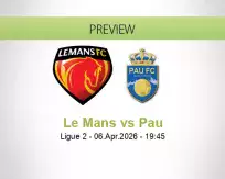 Le Mans vs Pau