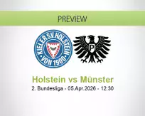 Holstein Münster betting prediction (05 April 2026)