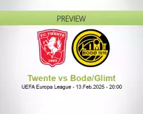 Twente Bodø/Glimt betting prediction (13 February 2025)