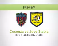 Cosenza Juve Stabia betting prediction (26 October 2024)