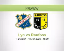 Lyn Raufoss betting prediction (18 June 2025)