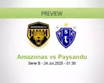 Amazonas Paysandu betting prediction (24 July 2025)
