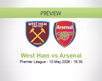 West Ham vs Arsenal