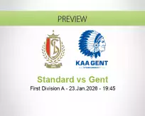 Standard Gent betting prediction (23 January 2026)