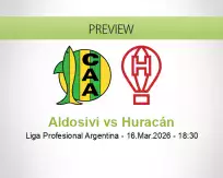 Aldosivi vs Huracán