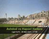 Ashdod Hapoel Hadera betting prediction (09 March 2021)