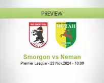 Smorgon Neman betting prediction (23 November 2024)