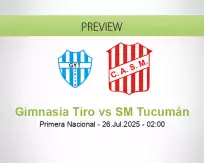 Gimnasia Tiro SM Tucumán betting prediction (25 July 2025)