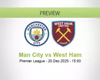 Man City vs West Ham