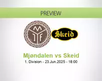 Mjøndalen vs Skeid