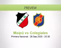 Maipú Colegiales betting prediction (29 September 2025)