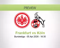 Frankfurt Köln betting prediction (05 April 2026)