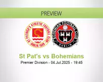 St Pat's Bohemians betting prediction (04 July 2025)