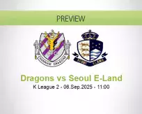 Dragons Seoul E-Land betting prediction (06 September 2025)