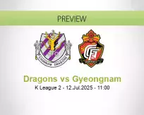 Dragons Gyeongnam betting prediction (12 July 2025)
