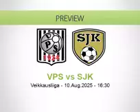 VPS SJK betting prediction (10 August 2025)