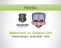 Waterford Galway Utd betting prediction (25 April 2026)