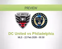 DC United Philadelphia betting prediction (22 February 2026)