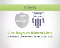 2 de Mayo Alianza Lima betting prediction (05 February 2026)