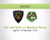 Ind. del Valle vs Mushuc Runa