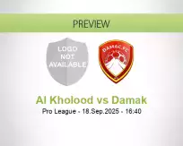 Al Kholood Damak betting prediction (18 September 2025)
