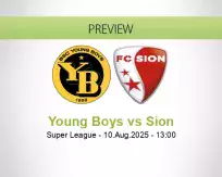Young Boys Sion betting prediction (10 August 2025)
