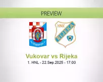 Vukovar Rijeka betting prediction (22 September 2025)